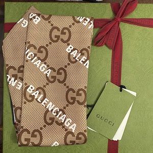 NWT Gucci x Balenciaga hacker collab silk bandeau/scarf! 💯 Authentic!!